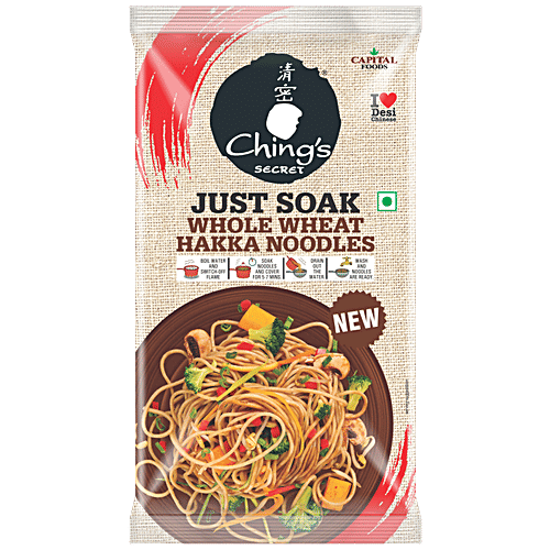 Buy Ching's Secret Just Soak Whole Wheat Veg Hakka Noodles Online at