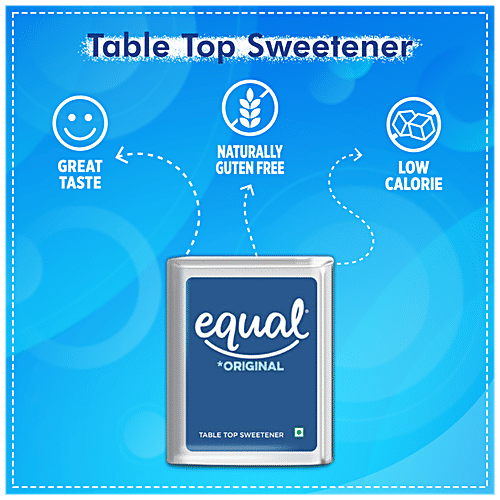Equal Original Low-Calorie Sweetener - Sugar Free, Low Calories, Sugar Control, Diabetic Friendly, 11 g (110 Tablets)