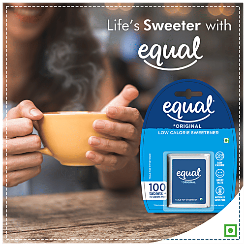 Equal Original Low-Calorie Sweetener - Sugar Free, Low Calories, Sugar Control, Diabetic Friendly, 11 g (110 Tablets)