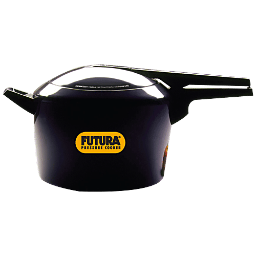 Hawkins Futura Hard Anodised Pressure Cooker - Black, FP60, 6 L  