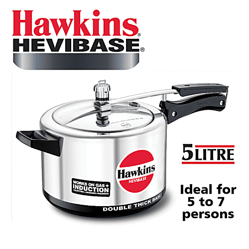 Buy Hawkins Hevibase Induction Compatible Pressure Cooker Silver