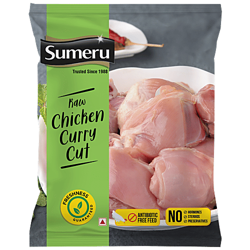 Sumeru Chicken Curry Cut, 400 g Tray Pack