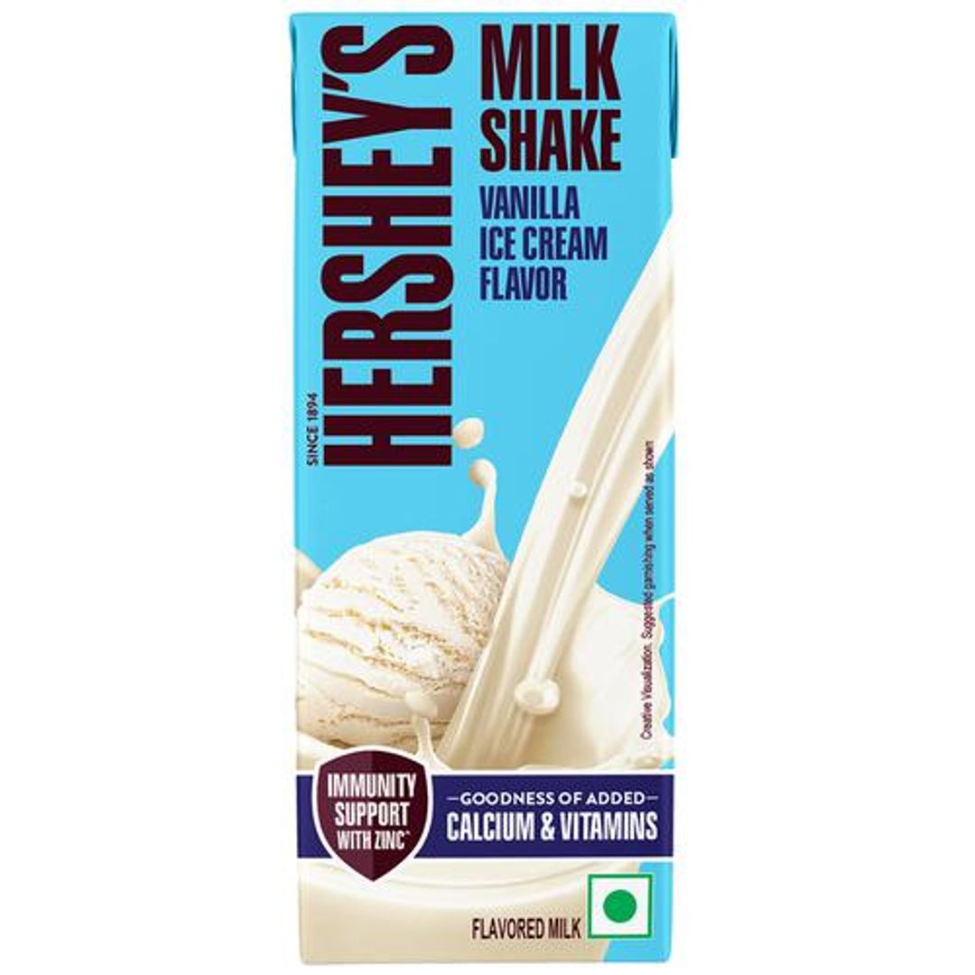 Hersheys  Vanilla Ice Cream Flavor Milkshake, 180 ml 
