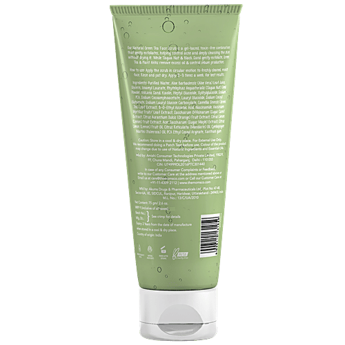 The Moms Co Natural Green Tea Face Scrub, 75 g  