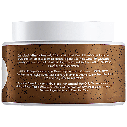 The Moms Co Natural Cranberry Coffee Body Scrub, 100 g  