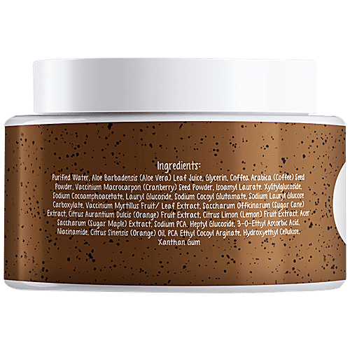 The Moms Co Natural Cranberry Coffee Body Scrub, 100 g  