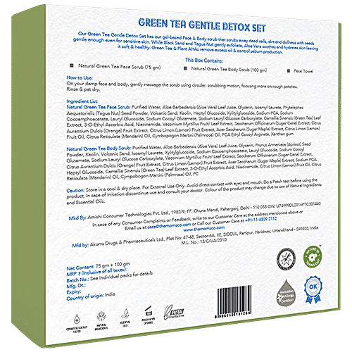 The Moms Co Green Tea Gentle Detox Set, 2 pcs  