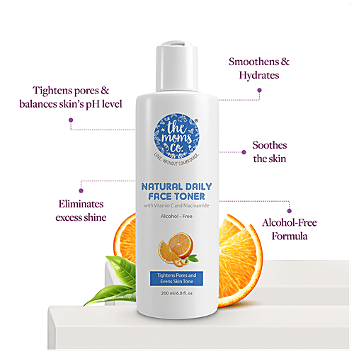 Buy The Moms Co Natural Daily Face Toner With Vitamin C, Alcoholfree