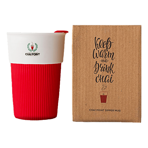 Chai Point Ceramic Sipper Mug - Assorted Colours, 1 pc  