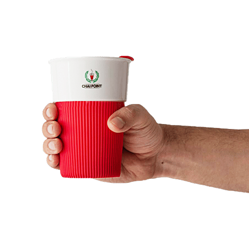Chai Point Ceramic Sipper Mug - Assorted Colours, 1 pc  
