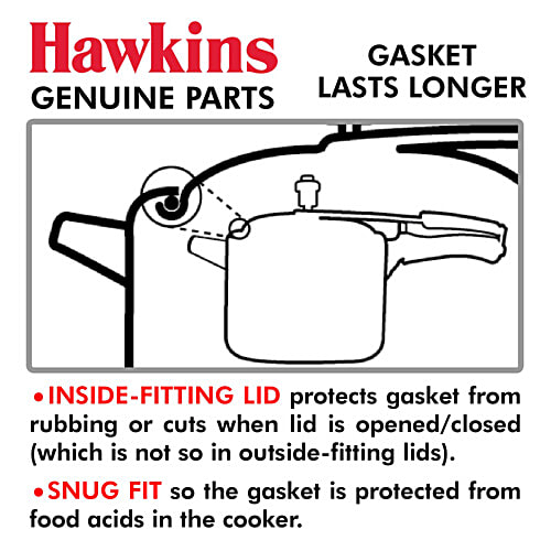 Hawkins Pressure Cooker Gasket A10-09, 1 pc