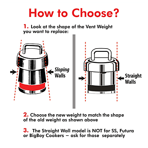 Buy Hawkins Vent Weight/Whistle Hawkins Pressure Cooker, Contura