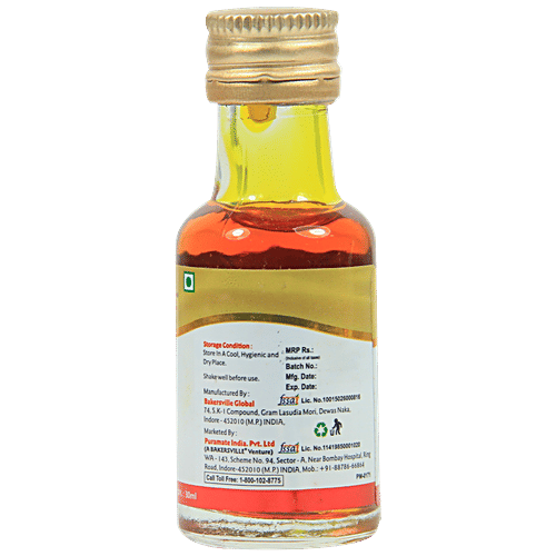 Puramate Liquid Food Colour - Yellow, 30 ml Bottle 