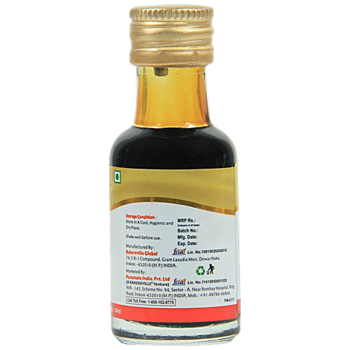 Puramate Liquid Food Colour - Brown, 30 ml bottle 