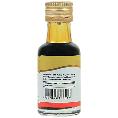 Puramate Liquid Food Colour - Brown, 30 ml bottle 