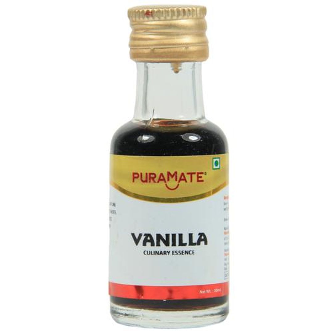 Puramate Culinary Essence - Vanilla, 30 ml Bottle