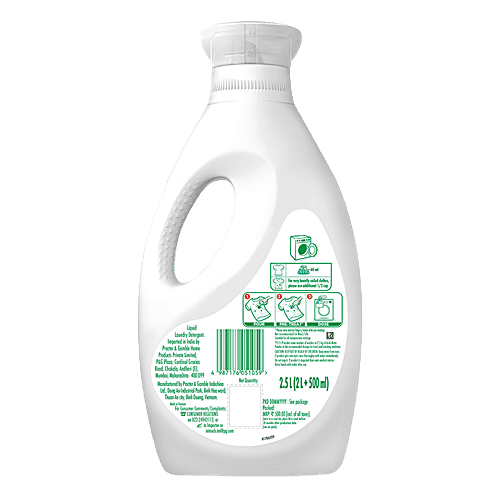 Ariel Matic Front Load Liquid Detergent, 2 L (Get 500 ml Free)