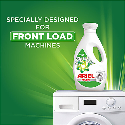 Ariel Matic Front Load Liquid Detergent, 2 L (Get 500 ml Free)