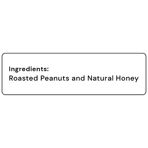 Fit Natural Honey Peanut Butter Crunchy, 460 g
