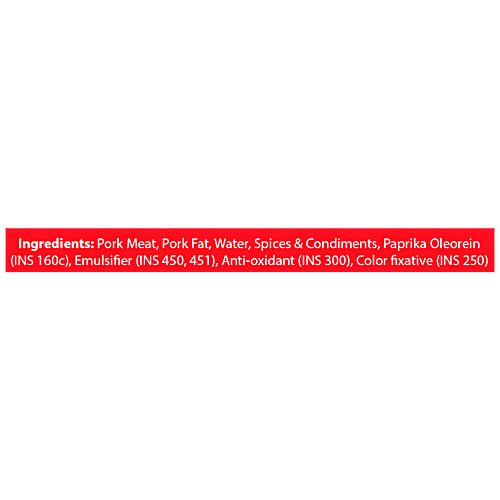 Prasuma Pork Pepperoni Salami - Cured & Smoked, 100 g  
