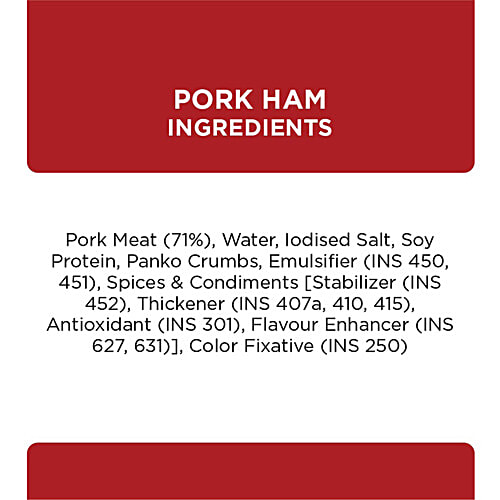Prasuma Frozen Pork Ham, 200 g  
