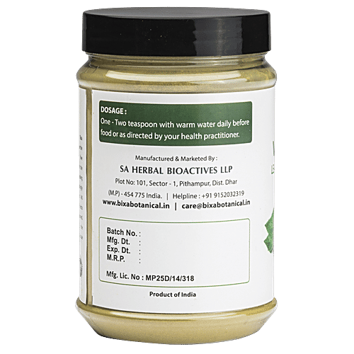 Bixa Botanical Vasaka Leaves Powder - Supports Healthy Respiratory Function & As Bronchodialator, 200 g  