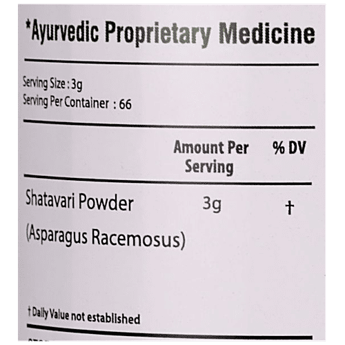 Bixa Botanical Shatavari Root Powder, 200 g  