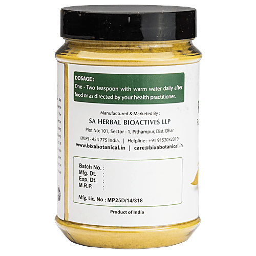 Bixa Botanical Palash Flower Powder - Supports Low Blood Uric Acid Levels & Proper Urinary Flow, 200 g  