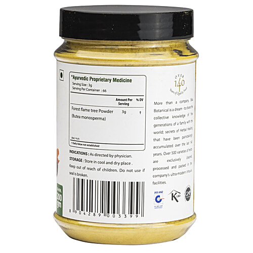 Bixa Botanical Palash Flower Powder - Supports Low Blood Uric Acid Levels & Proper Urinary Flow, 200 g  