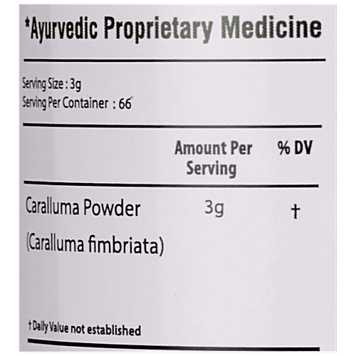 Bixa Botanical Caralluma Herb Powder, 200 g  