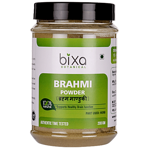 Bixa Botanical Brahmi Powder, 200 g  