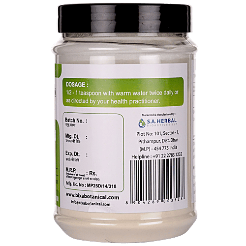 Bixa Botanical Safed musli Root Powder, 200 g  