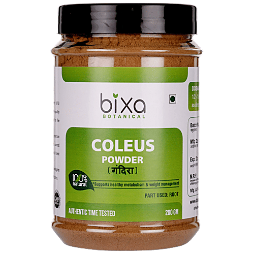Bixa Botanical Coleus Root Powder, 200 g  