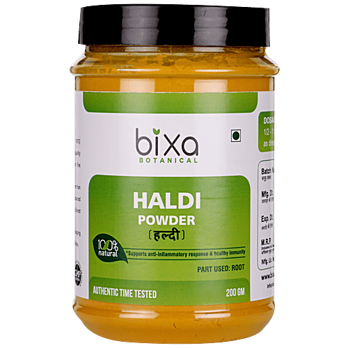 Bixa Botanical Haldi Powder, 200 g  