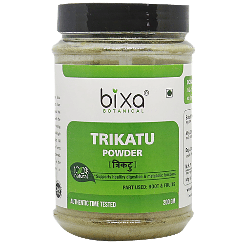 Bixa Botanical Trikatu Root & Fruits Powder, 200 g  