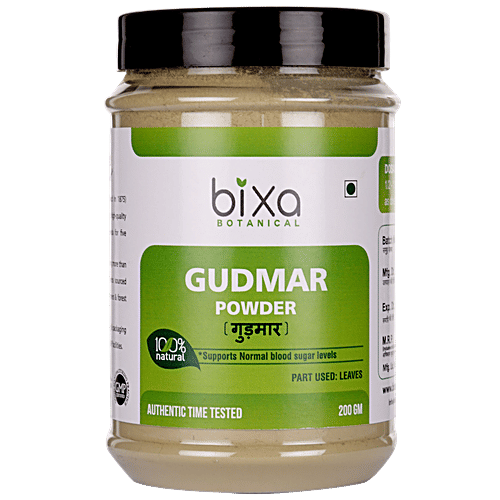 Bixa Botanical Gurmar Leaves Powder, 200 g  