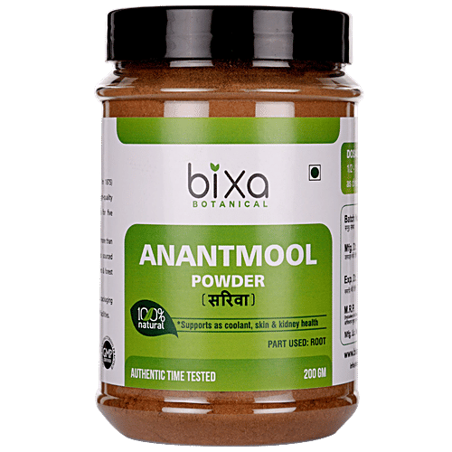 Bixa Botanical Anantmool Powder, 200 g  