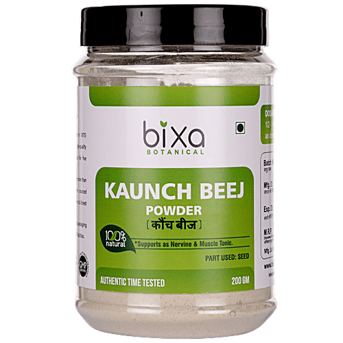 Bixa Botanical Kaunch Beej Powder, 200 g  
