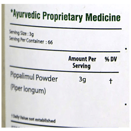 Bixa Botanical Pippalamul Powder, 200 g  