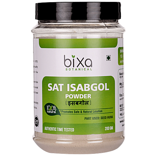Bixa Botanical Sat isabgol Powder, 200 g  
