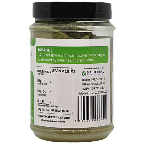 Bixa Botanical Stevia Leaves Powder, 200 g  