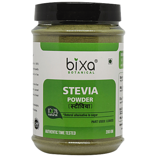 Bixa Botanical Stevia Leaves Powder, 200 g  
