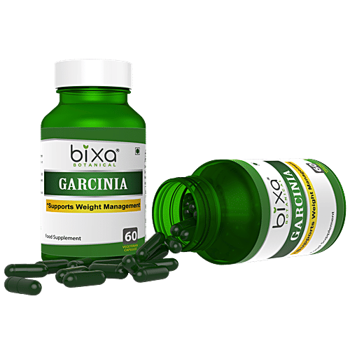 Bixa Botanical Garcinia Extract - 60% HCA, 60 Capsules