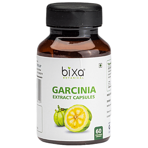 Bixa Botanical Garcinia Extract - 60% HCA, 60 Capsules