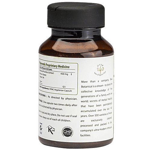 Bixa Botanical Mucuna/Kaunch Beej Extract - 15% L-Dopa by HPLC, 60 Capsules  