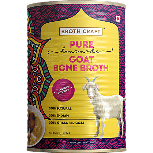 Broth Craft Pure Goat Bone Broth - Homemade, 420 ml  