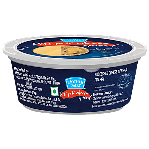 mother dairy Cheese Spread - Piri Piri, 200 g Box 