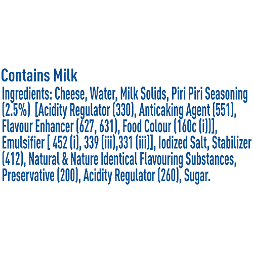 Mother Dairy Cheese Spread - Piri Piri, 180 g Box 