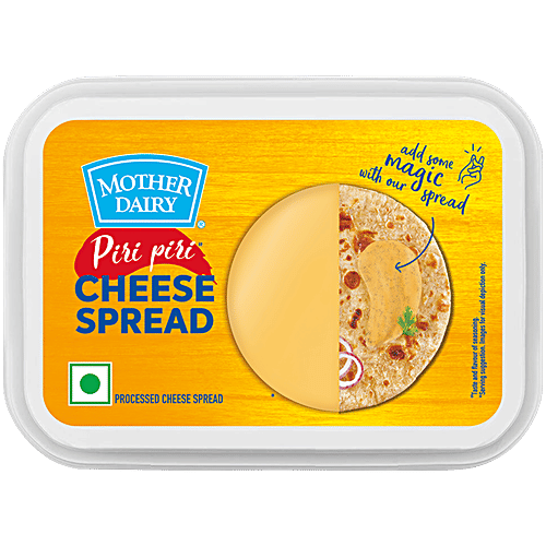 Mother Dairy Cheese Spread - Piri Piri, 180 g Box 