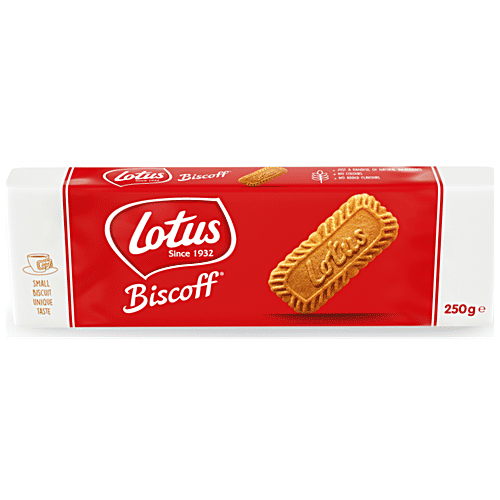 Buy Lotus Biscoff Crunchy, Cinnamon Spiced, Short Crust Cookies